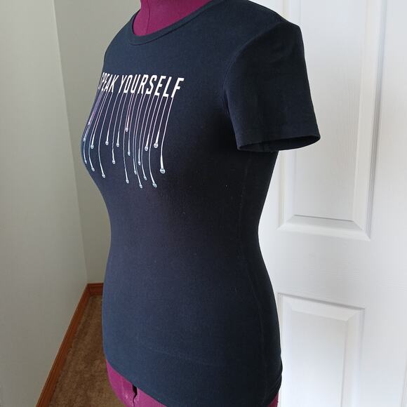 BTS Speak Yourself 2019 World Tour Mic Drop Tee M Big Hit Entertainment cotton - Picture 3 of 9